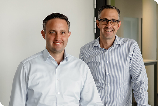 Daniel und Nils Brusius, Geschäftsführer der Enviro Group GmbH in Haiger