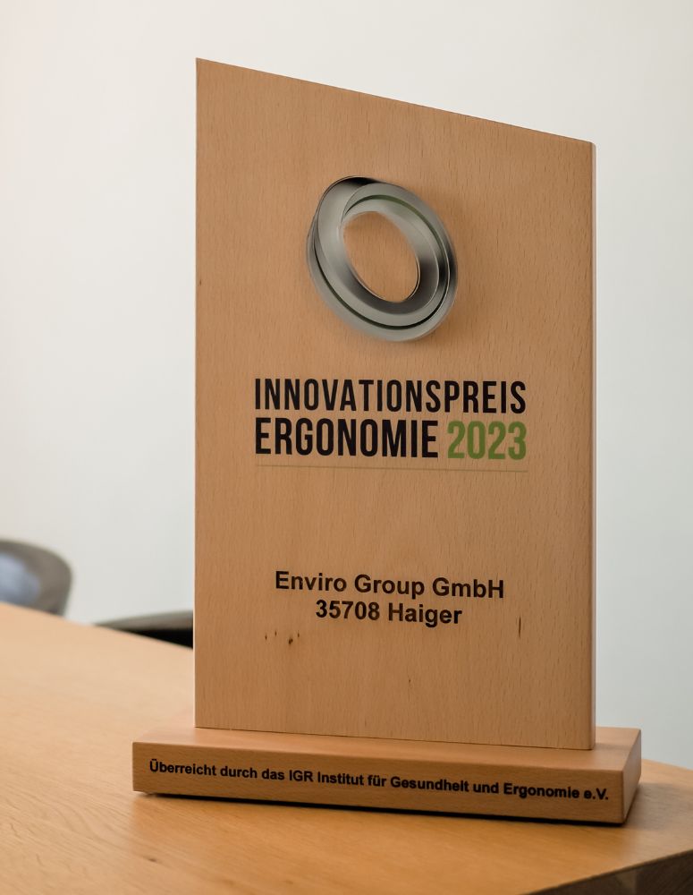 Preisauszeichnung Innovationspreis Ergonomie 2023