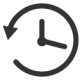 Icon time saving dark